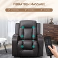 thumbnail image 4 of HOMCOM Fauteuil Inclinable de Salon avec Massage par Vibration à 8 Points, 4 of 10