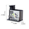 thumbnail image 4 of Shengyu Support de Distributeur de Support de Stockage Support d'Éponge en Acier Inoxydable Taille Compacte de Fabrication Fine Porte-Évier Exquis, 4 of 6