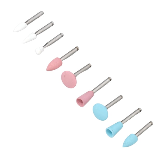 Teeth Polishing Bur, Polishing Bur Resin 9pcs For Hospital For Dentist