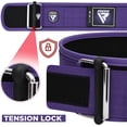 thumbnail image 3 of RDX Weight Lifting Belt 4 Adjustable Back Lumbar Support Bodybuilding, Powerlifting Functional Strength Training Core Exercise Fitness Workout Squats Deadlifts, Home Gym Equipment, 3 of 8