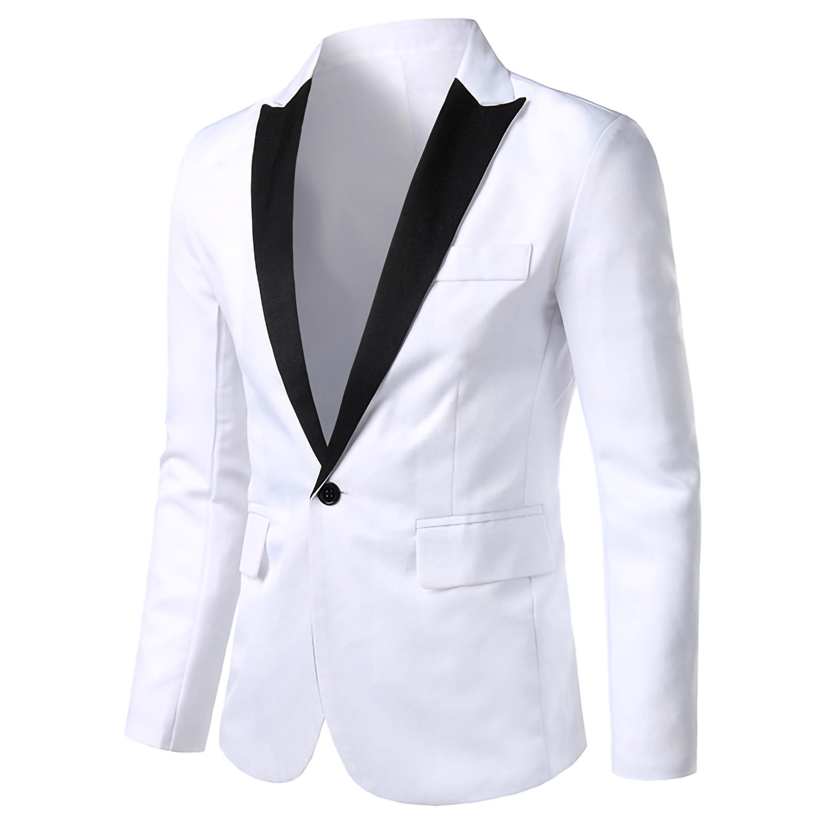 CEHVOM Men's Fashion England Solid Color High Quality Casual Single Breasted Suit