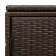 thumbnail image 4 of vidaXL Armoire de Rangement de Jardin Marron 110x55x60,5 cm Rotin Synthétique, 4 of 5