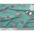 thumbnail image 3 of Soimoi Polyester Crepe Fabric Floral Block Print Fabric by The Yard 42 Inch Wide, 3 of 3