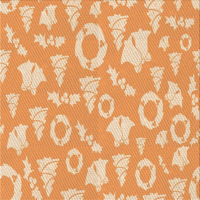 Ahgly Company Tapis d'Intérieur Lavables en Machine, Carré Transitionnel Néon Orange, Carré de 7'