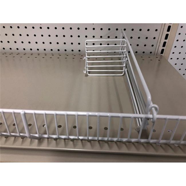 Trion 9007311 Wire Binning Shelving Unit, White