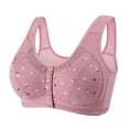 thumbnail image 3 of Timegard 2pc Bras for Women Plus Size Comfy Convenient Front Closure Bras Full Coverage Seniors Bralette, 3 of 3