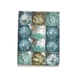 thumbnail image 1 of WLOELOEW 12-Piece Christmas Ball Ornament Set Style D Plastic Glitter Special Shape Tree Pendant Mixed Decor For Xmas Tree Home Holiday D, 1 of 6