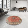 thumbnail image 3 of Ahgly Tapis Rectangulaire Intérieur Traditionnel Rouge Brique Persan, 7 Pieds x 9 Pieds, 3 of 6