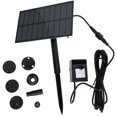 thumbnail image 4 of Miangastore Solar Powered Water Fountain Pump for Garden with ABS Material and Black Color 1 Set, 4 of 8