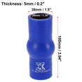 thumbnail image 3 of Unique Bargains 100cm Length 28mm Inner Dia Straight Hump Silicone Hose Coupler Intercooler Tube for Car Intercooler Intake Piping Blue, 3 of 6