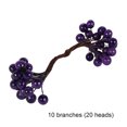thumbnail image 3 of facefd Plastic Flower Heads Handmade DIY artificial Simulation Bouquet Stamen for Wedding Gift Decoration 10Pcs Type 18, 3 of 5