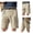 Khaki, variant on cllios Men's Hiking Shorts Multi Pockets Outdoor Work Work Shorts Lightweight Quick Dry Water Ressistant Shorts