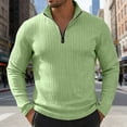 thumbnail image 2 of Men's Zipper Front Sweatshirt Jacket with Embroidered Detail for Everyday Casual Comfort and Versatile Fall Styling, 2 of 4