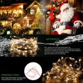 thumbnail image 3 of Solar String Lights 200 LED Solar Fairy Lights 72 feet 8 Modes Copper Wire Lights Starry String Lights Indoor Outdoor, 3 of 7
