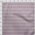thumbnail image 4 of oneOone Silk Tabby Purple Fabric Geometric Craft Projects Decor Fabric Printed By The Yard 42 Inch Wide, 4 of 4