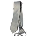 thumbnail image 1 of Cravate Étroite Rétro pour Hommes et Garçons Cravate Fine Pratique pour Mariage Fête Club Mariée Robe Argentée, 1 of 3