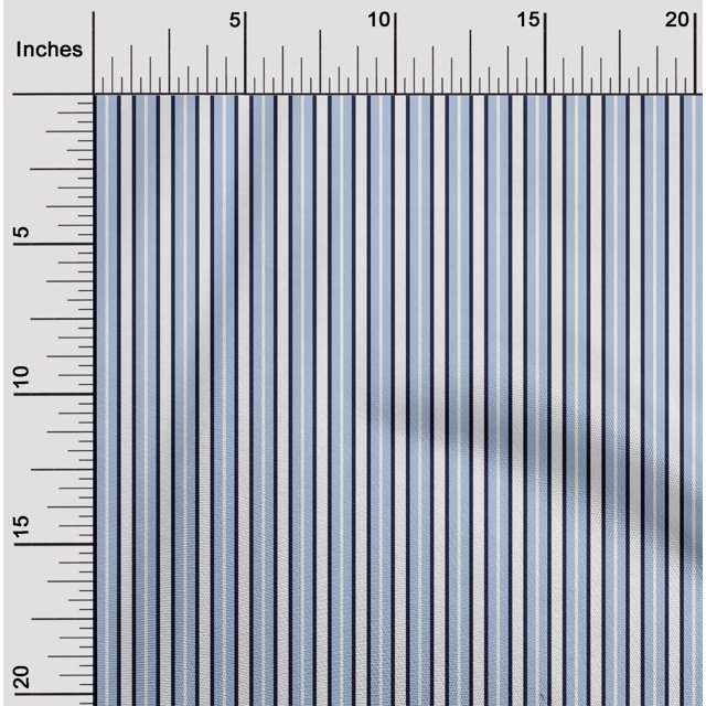 oneOone Silk Tabby Fabric Shadow Stripe Printed Craft Fabric BTY 42 Inch Wide