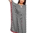 thumbnail image 4 of Moomaya Robe Courte de Caftan de Plage, Robe de Couverture Imprimée, Kaftan pour Femmes, Tenue de Plage, Couverture, 4 of 4