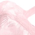thumbnail image 4 of WMTBSRSW Women's Floral Lace Bra Full Coverage See Through Bralettes Demi Sheer Mesh Balconette Bralette Unlined Underwire Embroidered Mesh Soft Bralettes, 4 of 5