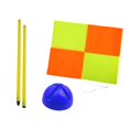 thumbnail image 4 of S SERENABLE Soccer Corner Flag Portable Replacement with Base Football Field Corner Flag 1m pole blue base, 4 of 9