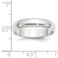 thumbnail image 4 of 14k White Gold 5mm Half-Round Band Size 9, 4 of 4