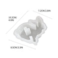 thumbnail image 3 of Birdeem Candle Molds Candle Molds Silicone Candle Molds for Candle Making Silicone Molds for Candles Silicone Candle Mold Easter Rabbit Silicone Moulds. Easter Bunny Baking Mould. Easter Bunny Silicon, 3 of 12