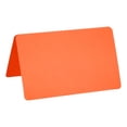 thumbnail image 1 of Unique Bargains Blank Greeting Cards,50pack Favor Decor Foldable Blank Card ,Orange Card Paper, 1 of 5