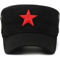 thumbnail image 2 of ORUYROP Chapeau Militaire Vintage Fatigue Étoile Rouge Mao Armée, 2 of 5