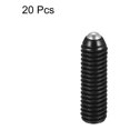 thumbnail image 3 of Unique Bargains Ball Point Set Screws, M6 x 20mm High Carbon Steel Metric Spring Hex Socket Grub Screw 20 Pack, 3 of 7