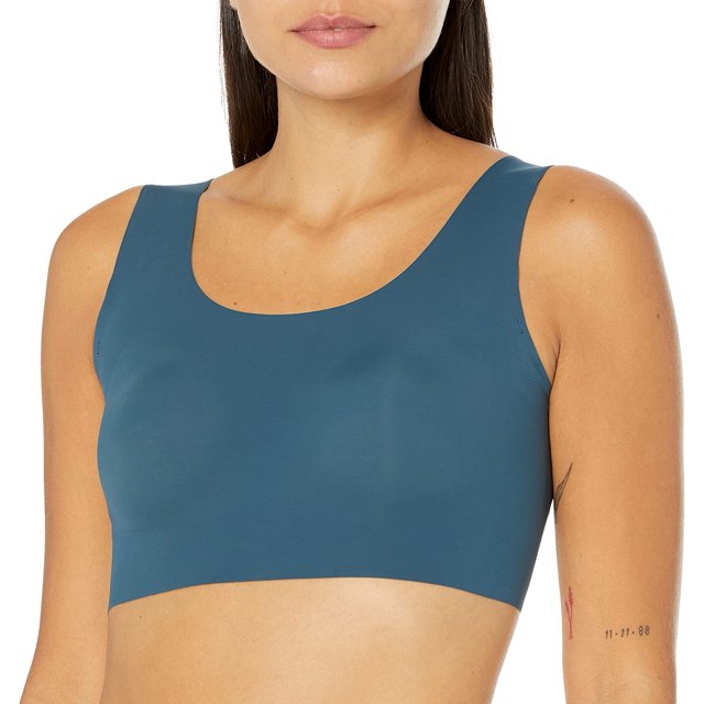 Bali Soutien-Gorge Sans Armatures Confort Révolution EasyLite Sans Coutures pour Femmes, P, Bleu Genévrier