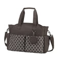 thumbnail image 3 of HILABEE Diaper Bag Tote Multi Outer Pockets Lightweight Waterproof Baby Changing Bag Brown, 3 of 9