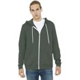 thumbnail image 4 of Bella + Canvas Unisex Poly-Cotton Fleece Full-Zip Hoodie C3739, 4 of 7