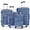Multicolore, variante sur Joyway Ensemble de 4 Valises Rigides avec Roulettes Multidirectionnelles et Serrure TSA, Bagage Cabine Léger Idéal pour l'École, les Voyages et les Fins de Semaine (Blanc)