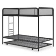 thumbnail image 3 of DHP Isaiah Triple Twin Metal Bunk Bed, 3 of 7
