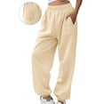 thumbnail image 2 of Pantalons de Course pour Femmes Grande Taille Pantalons de Sport Décontractés, 2 of 5