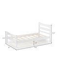 thumbnail image 3 of Giantex Twin Size Wood Bed Frame, Panel Bed Mattress Foundation w/Strong Support for Kids, No Box Spring Needed, 3 of 7