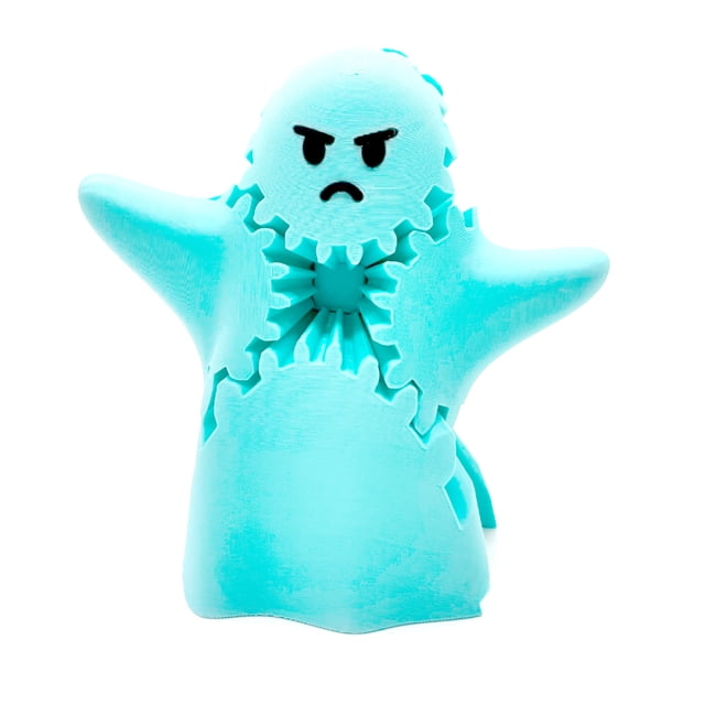 C 3D Printed Ghost Gear Cube Toy For Kids All Ages Fun Puzzle Fidget Gear Rotating Magic Cube Brain Teaser Game Stress Relief Gift For Teens Adults 85G