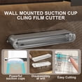 thumbnail image 4 of Tranfacy Home and Kitchen,Home Organization,Plastic Wrap Dispenser with Cutter Aluminum Foil Dispenser Refillable Wrap Dispenser Plastic Food Wrap Dispenser Cling Film Dispenser, 4 of 4