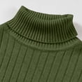 thumbnail image 3 of fatyb Chandail pour Hommes à Col Roulé Décontracté Tricoté Extensible à Manches Longues Hauts Chauds d'Automne Hiver pour Hommes, 3 of 5