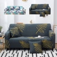 thumbnail image 1 of Bowayaoa Printed Stretch Sofa Cover for Loveseat, Elastic Washable Furniture Protector with Modern Pattern, Soft Polyester Slipcover for Living Room Decor, 1 of 10