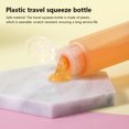 thumbnail image 2 of Travel Squeeze Bottle Shower Gel Toothpaste Container Refillable Leakproof Pocket Squeezable Dispenser Tube Accessories 50ML Clear, 2 of 7