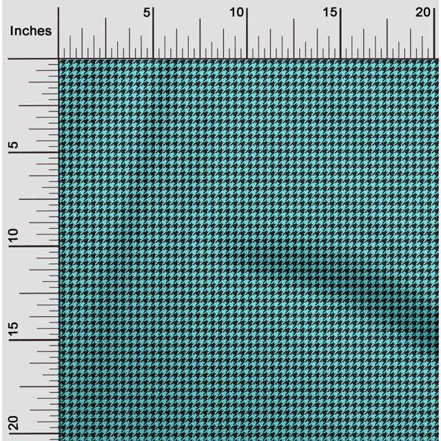 oneOone Silk Tabby Fabric Houndstooth Geometric Print Fabric BTY 42 Inch Wide