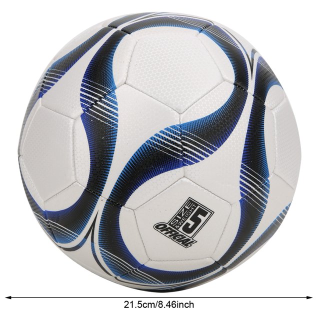 Balle Extérieure Intérieure, Ballon d'Entraînement Professionnel de Football d'Entraînement Durable pour l'Intérieur pour l'Extérieur Coloré Rouge,