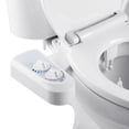 thumbnail image 1 of TIMIFIS Bidet Toilet Seat Attachment & Fresh Water Sprayer (Only Cool Temperature Control,Dual-Nozzle Cleaning,Non-Electric,Adjustabl-e Pressure,Female Wash) -, 1 of 7