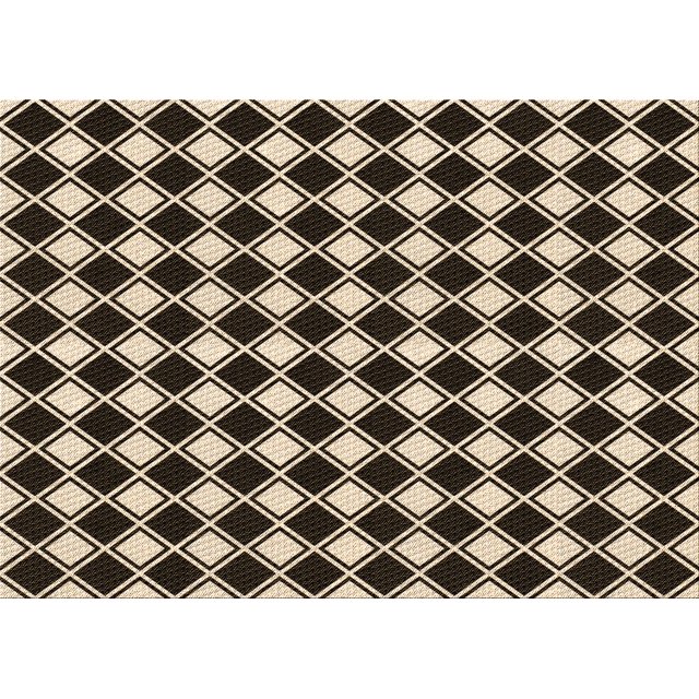 Ahgly Company Machine Washable Indoor Rectangle Transitional Midnight Gray Area Rugs, 7' x 10'