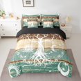 thumbnail image 2 of YST Celestial Sun and Moon 7-Piece Bedding Set, Full Size Comforter Set, Cosmic Galaxy Theme, 2 of 4