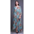 thumbnail image 2 of Bimba Kaftan de Plage Floral, Paréo de Bikini, Robe Maxi pour Femmes, Long Caftan-S-L, 2 of 5
