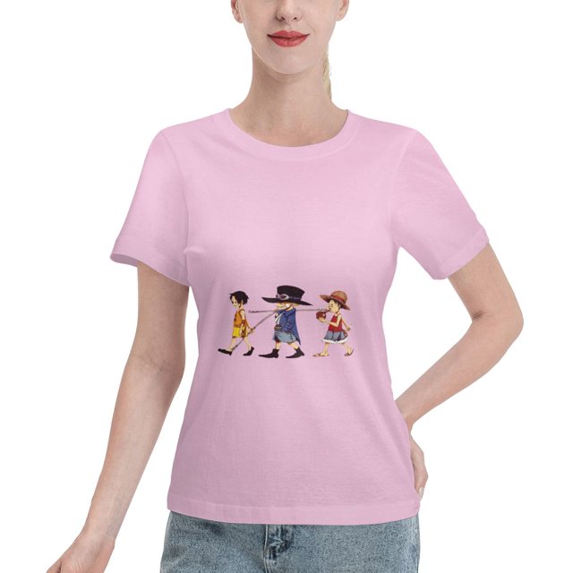 T-Shirt Basique à Manches Courtes pour Femmes une Pièce