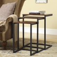 thumbnail image 3 of Carolina Classics Astrid Nesting Table Set in Chestnut and Black, 3 of 5