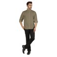 thumbnail image 2 of Bestman Formal Front Button Placket Solid Shirts For Mens Long Sleeve Regular Fit Shirt, 2 of 7
